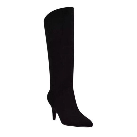 NINE WEST / Buyah-2 / Black / Suede / Below the Knee / Higth Heeled / Boots - Picture 1 of 7